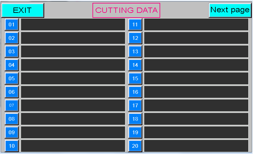 Cutting process program of Bolt chamfer machine