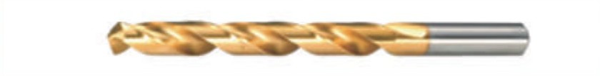 TiN Coated Straight Shank Twist Drills