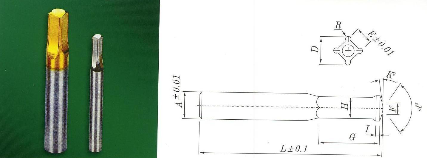 R-Type Square Head Punch