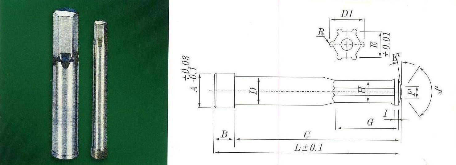 T-Type R-Hex Head Punch