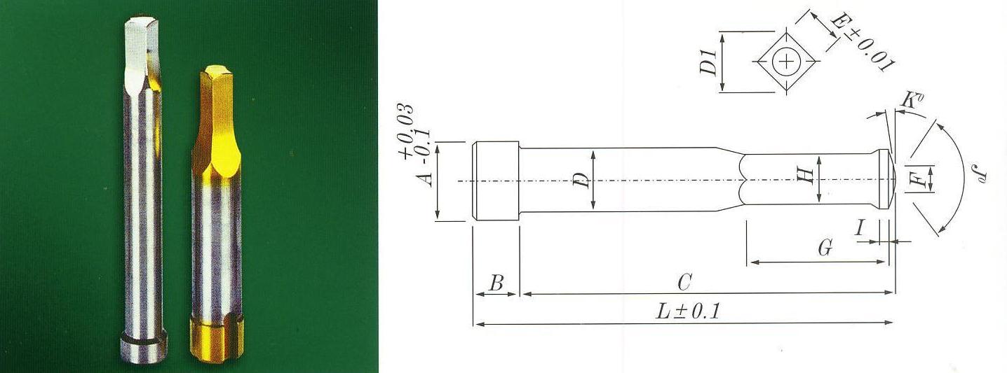 T-Type Square Head Punch